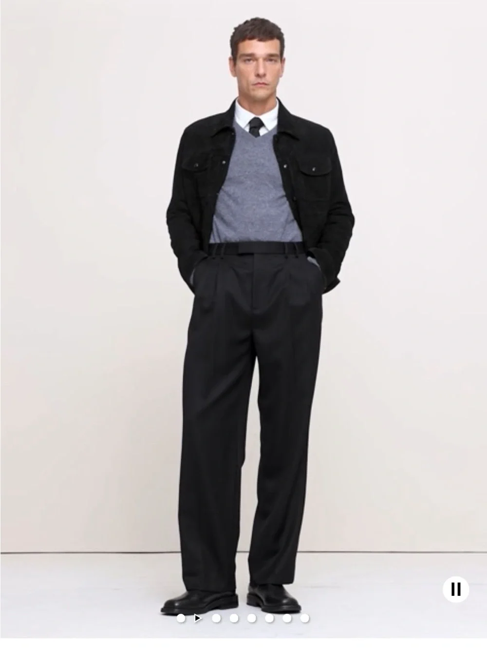 Banana Republic Straight Pleated Twill Dress Pants